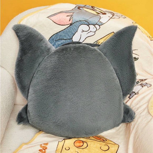 TOM & JERRY X Cartoon Cat Plush Headrest Cushion,Only TOM!1pcs - Picture 4 of 5